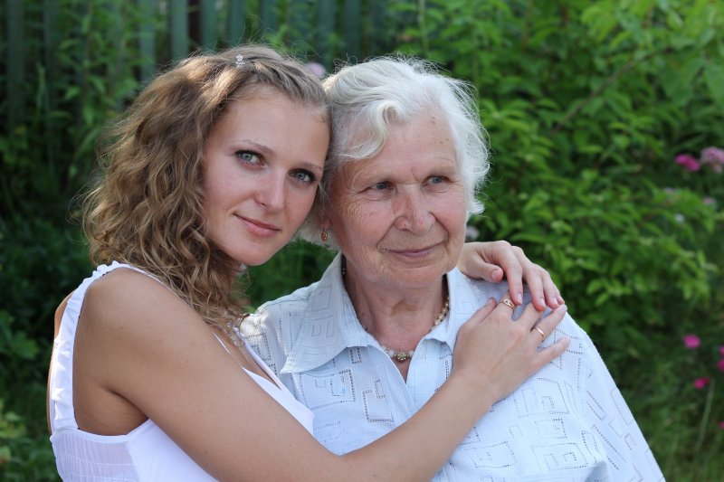 анюта и её бабушка